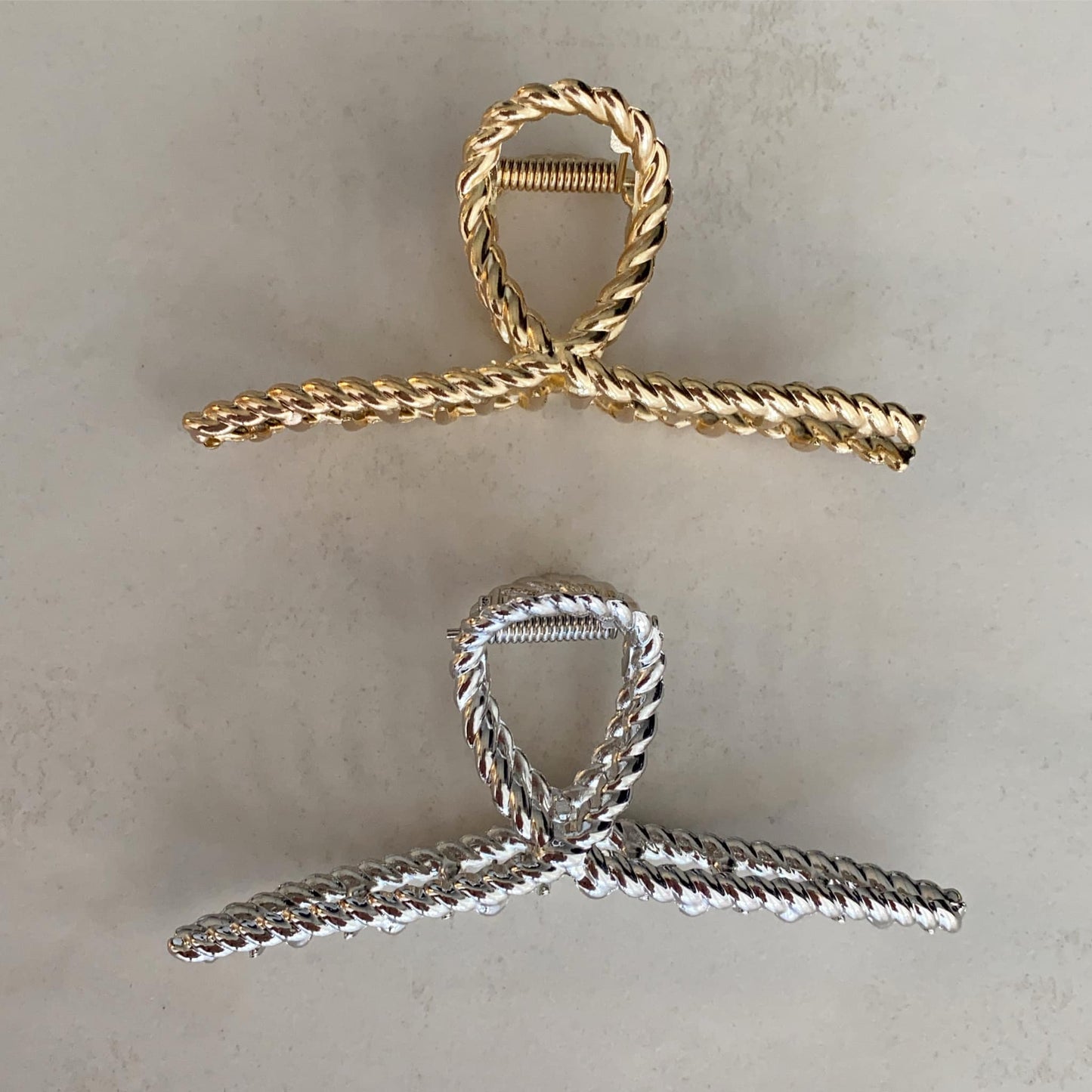 Twist Claw Hair Clips Set of 2