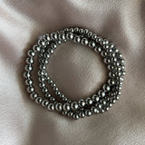 Selma Stainless Steel Bead Bracelets