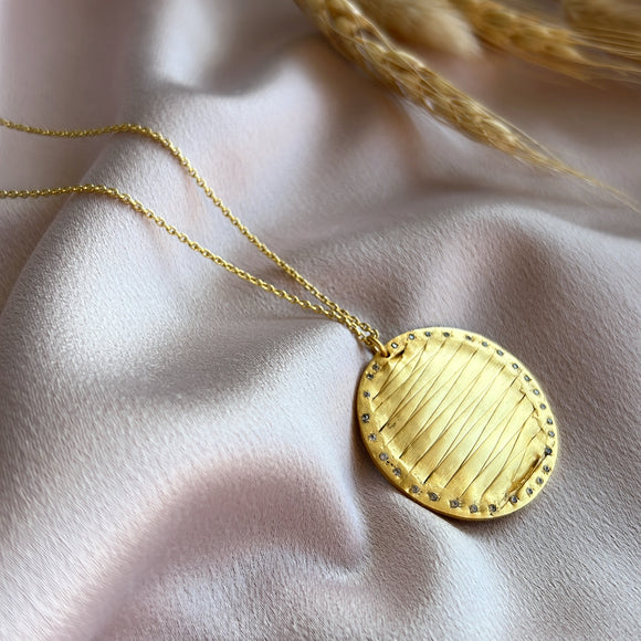 Handcrafted Woven Pendant Necklace
