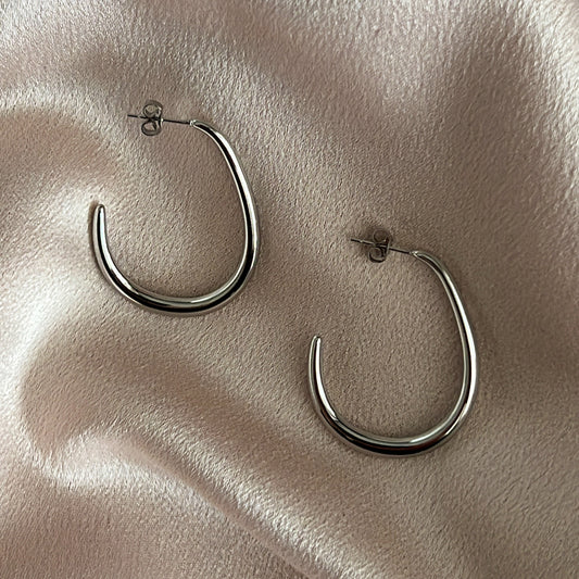 Ann Stainless Steel Hoops