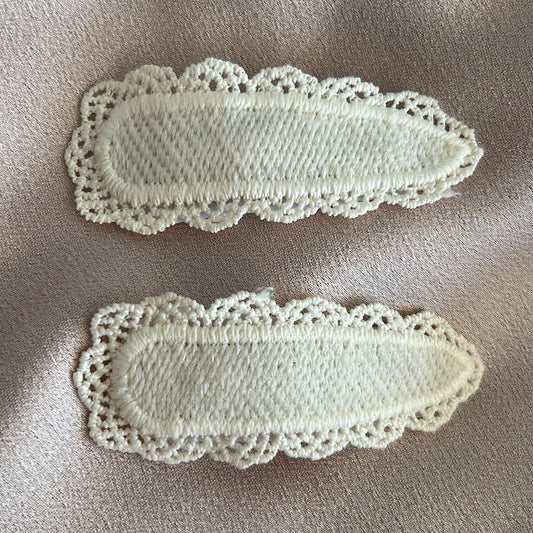 Amelia Lace Hair Clips