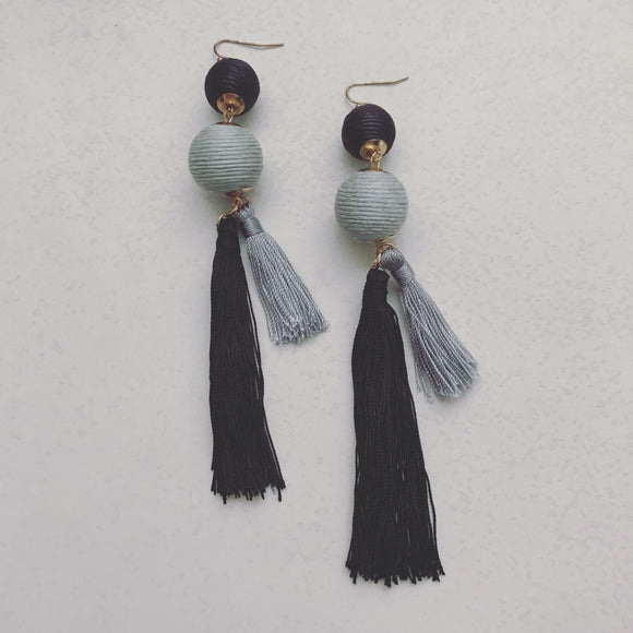 Bauble Tassel Earrings