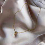 Grace Stainless Steel Pearl Necklace