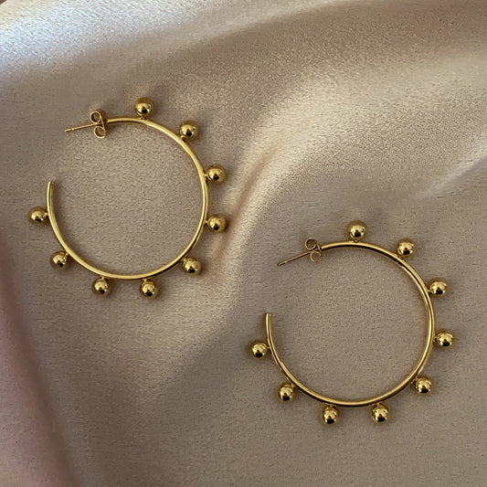 Berta Stainless Steel Hoops