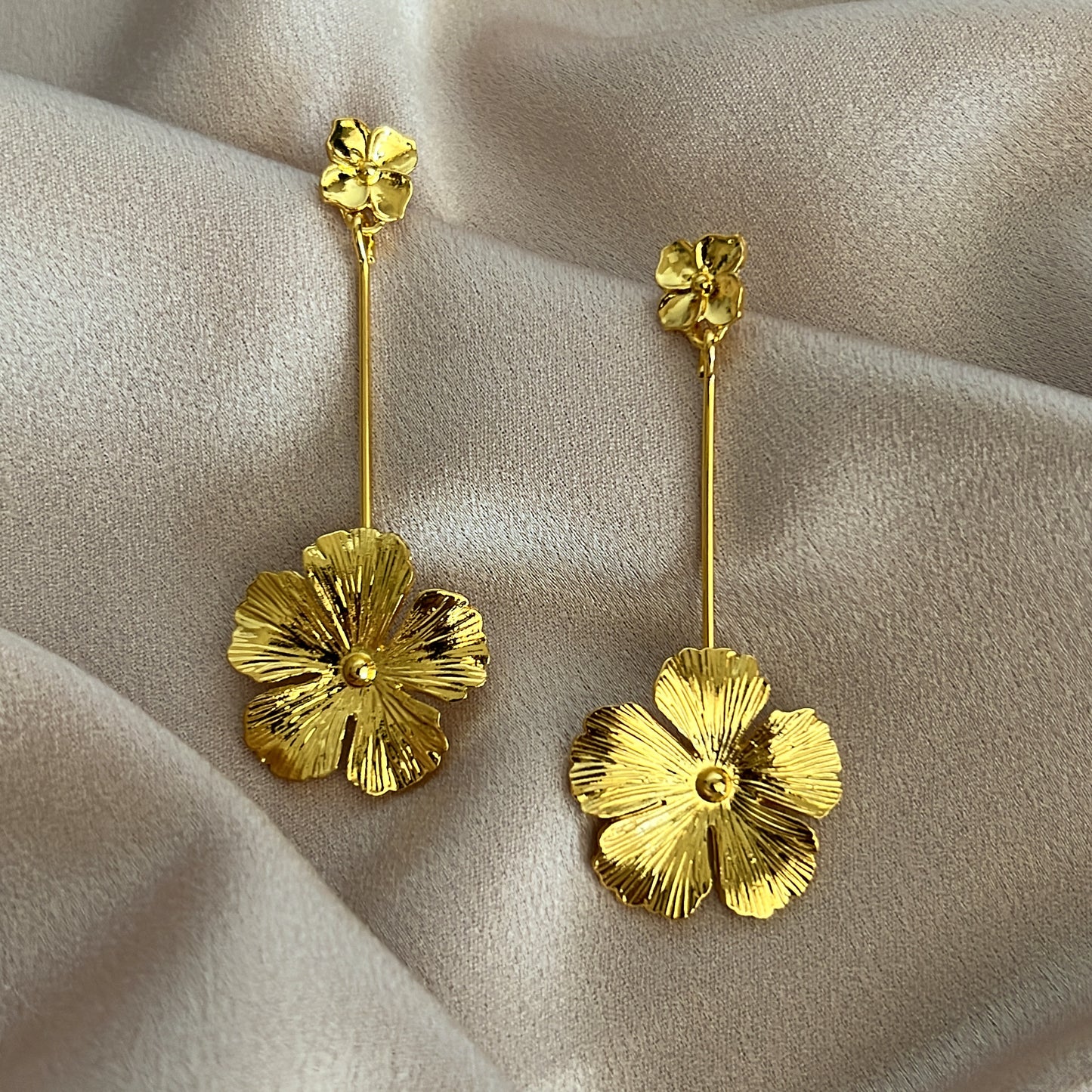 Julie Flower Drop Earrings