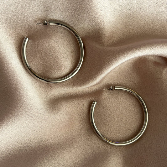 Hula Large Stainless Steel Hoops