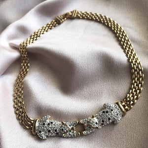 Victoria Leopard Chain Necklace