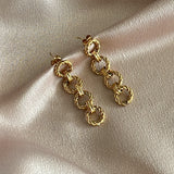 Irina Stainless Steel Link Earrings