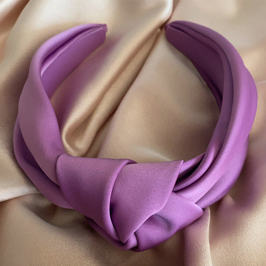 Elle Satin Top Knot Headband