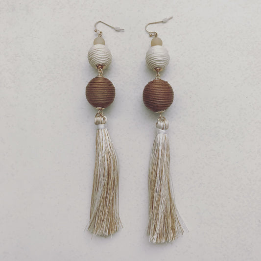 Bauble Tassel Earrings