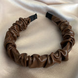 Tamara Faux Leather Headband