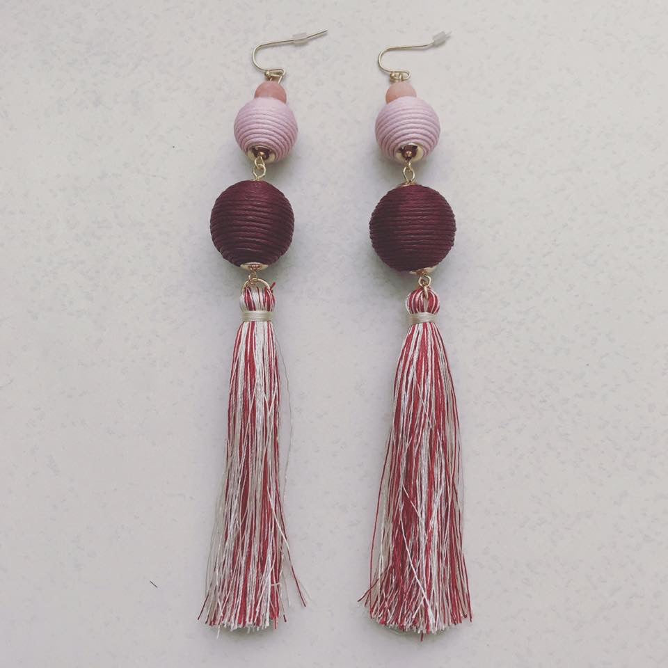 Bauble Tassel Earrings