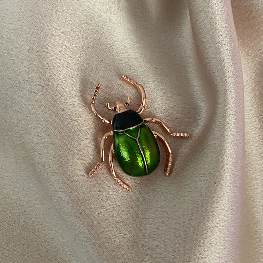 Beetle Brooch