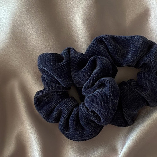 Navy Scrunchies Set of 2