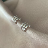 Jamie 925 Silver Claw Earrings