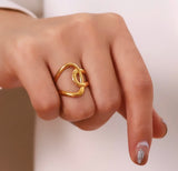 Noella Stainless Steel Ring