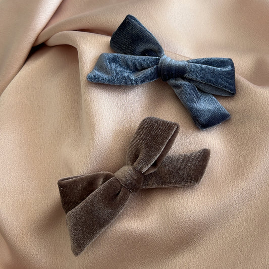 Millie Velvet Bow Hair Clips