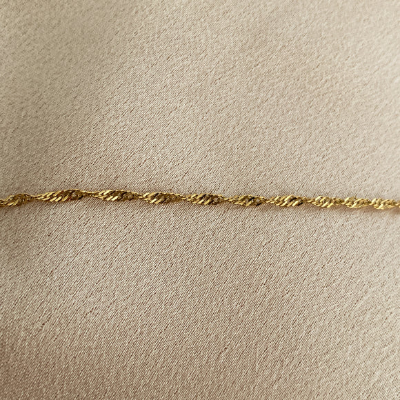 Marianna Stainless Steel Twist Chain Necklace