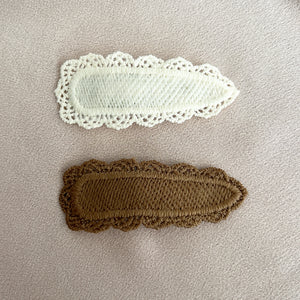 Amelia Lace Hair Clips