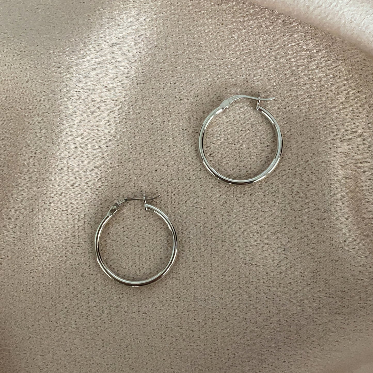 Lucie 925 Silver Hoops