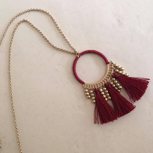 Martine Tassel Necklace