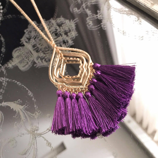 Marthy Tassel Necklace