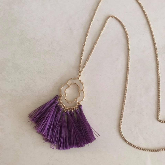 Gaby Tassel Necklace