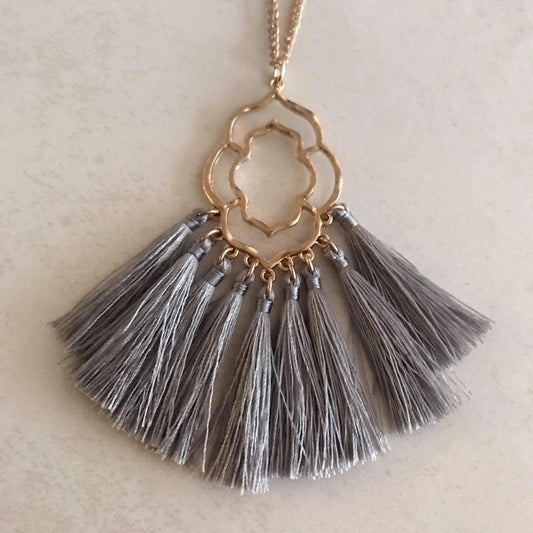 Gaby Tassel Necklace