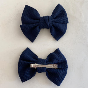 Bow Hair Clips Set of 2